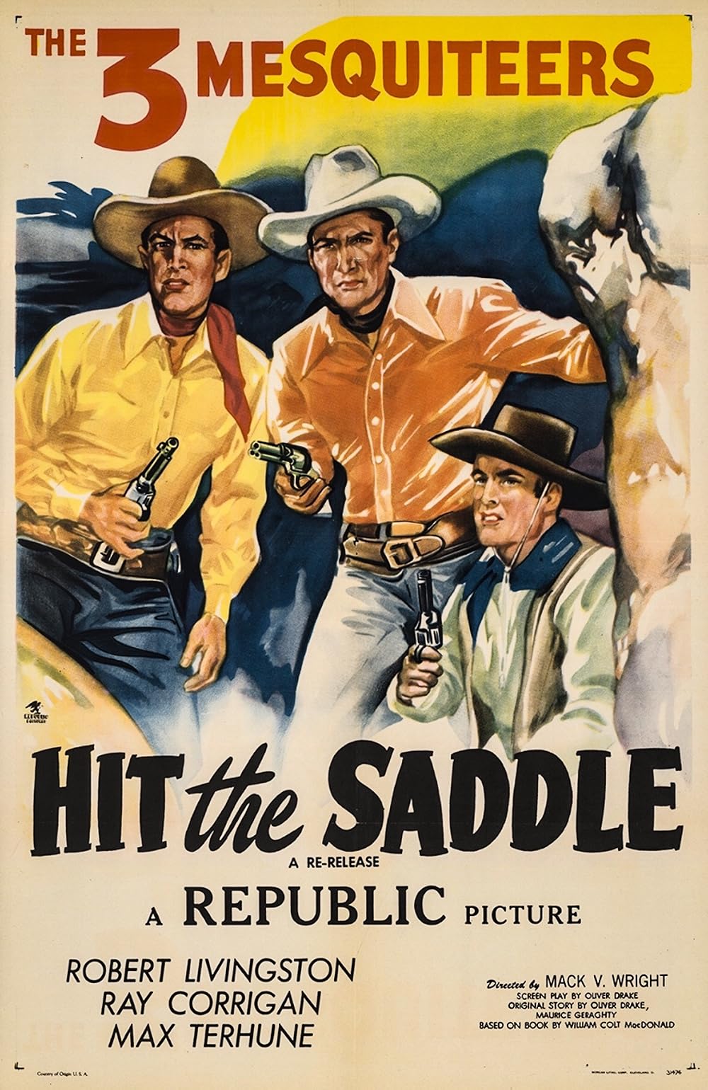 Hit the Saddle - 3 Mesquiteers with Rita Hayworth